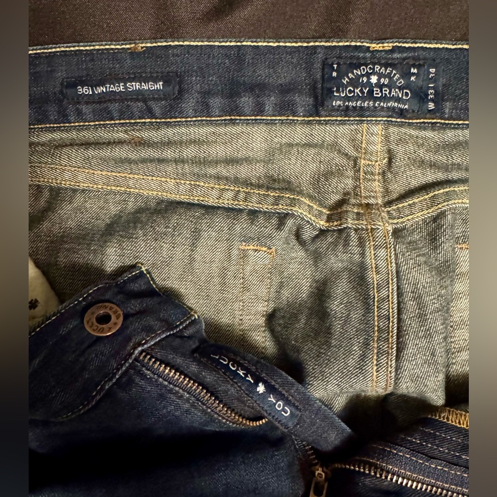 Lucky Brand Men’s 361 Vintage Straight Jeans - Picture 7 of 16